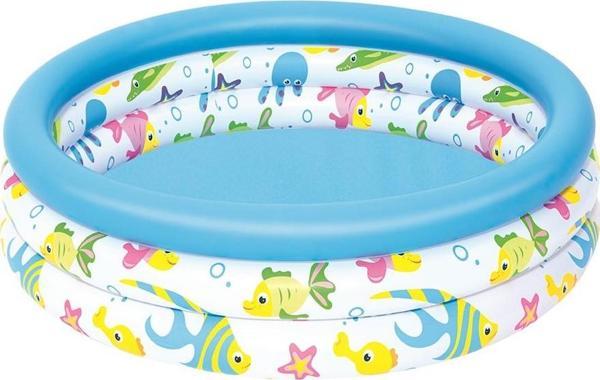 Bestway Plaj Oyuncak Havuz Balık Desenli 102X25Cm Bw51008 (Karışık Renk 1 Adet) - Image 1