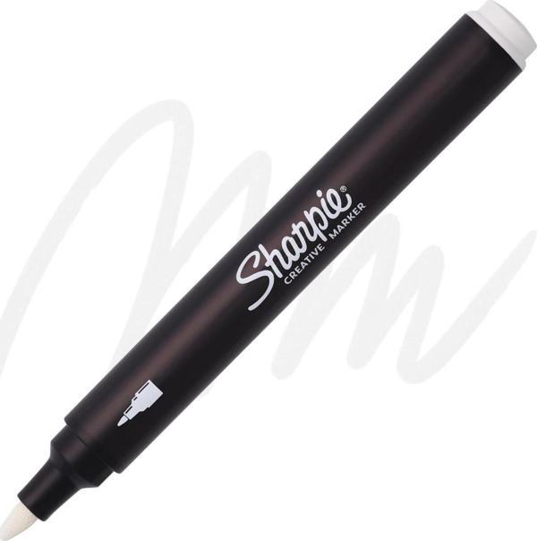 Sharpie Akrilik Markör Kalem Yuvarlak Uç Beyaz (6 Lı Paket) - Image 1