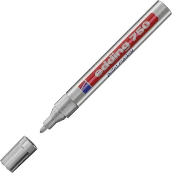 Edding Hobi-Sanat Kalemi Dekor Boya Gümüş 750 (10 Lu Paket) - Image 1