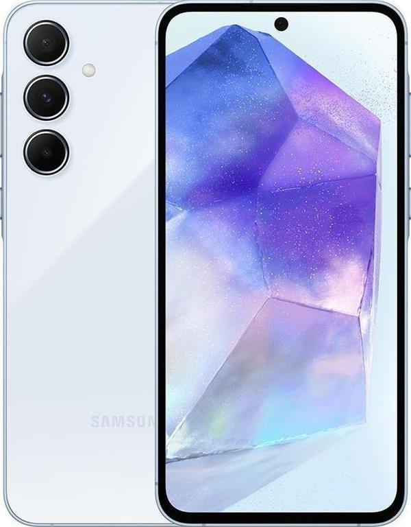 Samsung Galaxy A55 128 GB 8 GB Ram (Samsung Türkiye Garantili) Açık Mavi - Image 1