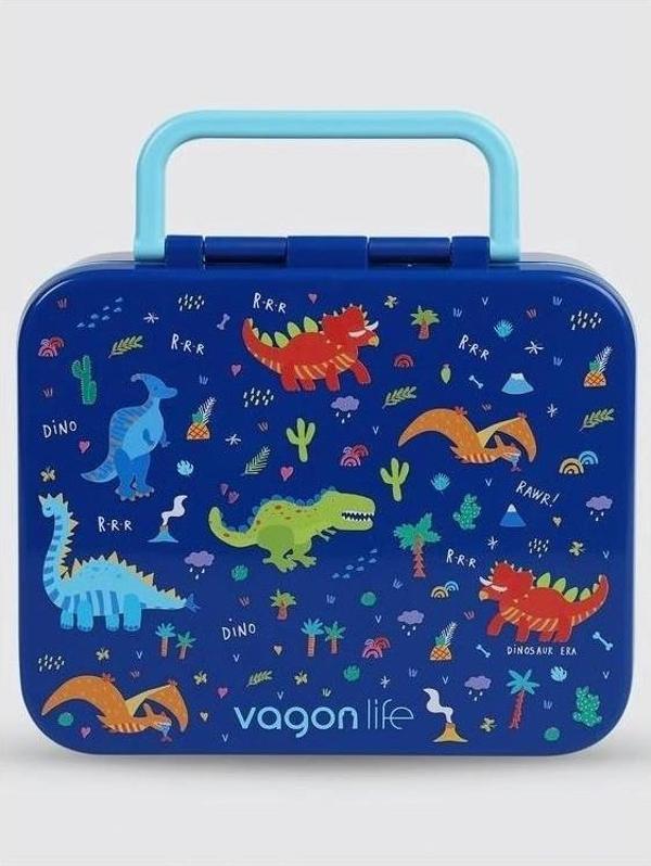 Vagonlife Beslenme Kutusu Lunchbox 1000 Ml Vgn092 (Karışık Renk 1 Adet) - Image 1