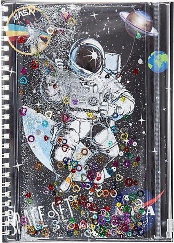 Vuki Sulu Not Defteri Oyunlu A6 Astronot 2/S - Image 1