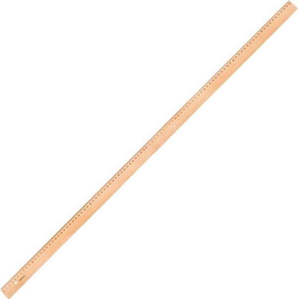 Beş Yıldızlar Standart Cetvel Tahta Geniş 100 Cm 141 - Image 1