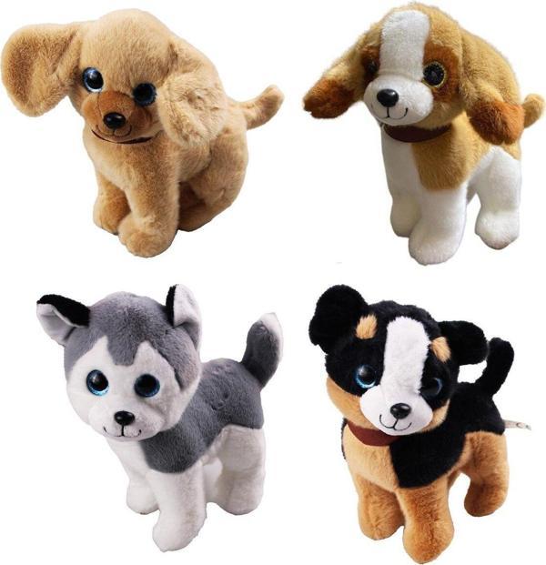 Kızılkaya Oyuncak Peluş Köpek Ayakta Havlayan Kzl-2309033 (Karışık Model 1 Adet) - Image 1