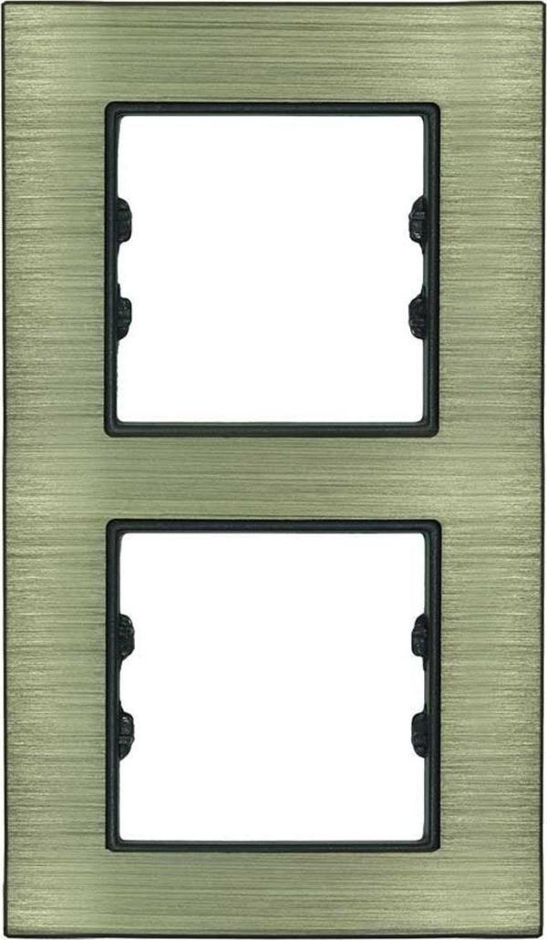 Arvehu Electric Alg112-71 Asfir Alüminyum Bronz Dikey Ikili Çerçeve (Mekanizma Hariç) - Image 1