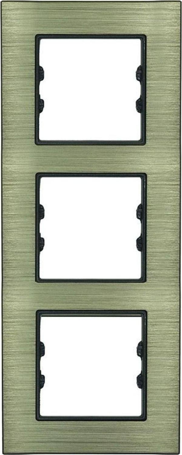 Arvehu Electric Alg113-71 Asfir Alüminyum Bronz Dikey Üçlü Çerçeve (Mekanizma Hariç) - Image 1