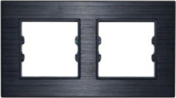 Arvehu Electric Alg302-71 Asfir Alüminyum Onyx Ikili Çerçeve (Mekanizma Hariç) - Image 1