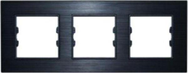 Arvehu Electric Alg303-71 Asfir Alüminyum Onyx Üçlü Çerçeve (Mekanizma Hariç) - Image 1