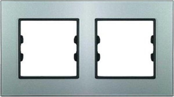 Arvehu Electric Apg402-71 Asfir Pleksiglas Parlak Gümüş Ikili Çerçeve (Mekanizma Hariç) - Image 1
