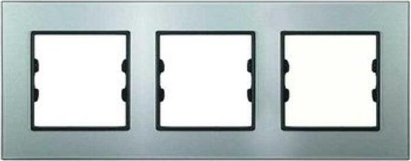Arvehu Electric Apg403-71 Asfir Pleksiglas Parlak Gümüş Üçlü Çerçeve (Mekanizma Hariç) - Image 1