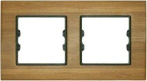 Arvehu Electric Wog202-71 Asfir Ahşap Bambu İkili Çerçeve (Mekanizma Hariç) - Image 1