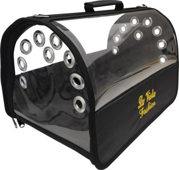 La Vista Lüx Flaybag Kedi, Küçük Köpek Taşıma Çantası 43-26-27Cm 1300Gr Siyah - Image 1