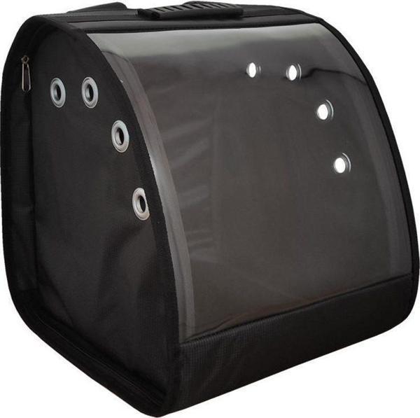 La Vista Sumo Kedi, Küçük Köpek Sırt Taşıma Çantası Siyah 32-26-40cm - Image 1