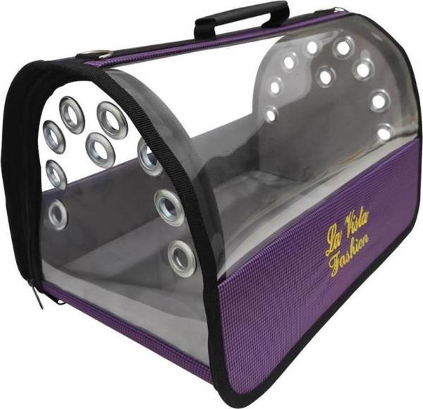 La Vista Bold Flaybag Kedi, Küçük Köpek Taşıma Çantası 43-26-27Cm 1300Gr MOR - Image 1