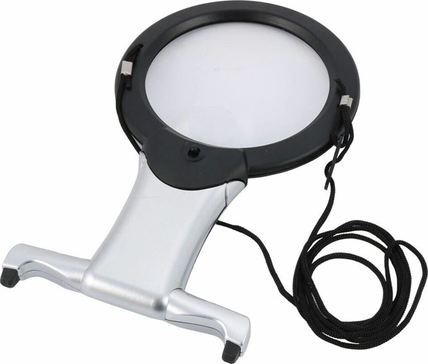 2x 6x Led Eller Serbest,boyun Asılı,dıkış,okuma İçin En Uygun Büyüteç 11b1 - Image 1