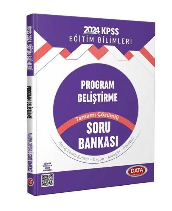 Data 2024 Kpss Eğitim Bilimleri Program Geliştirme Tamamı Çözümlü Soru Bankası - Data Yayınları - Image 1