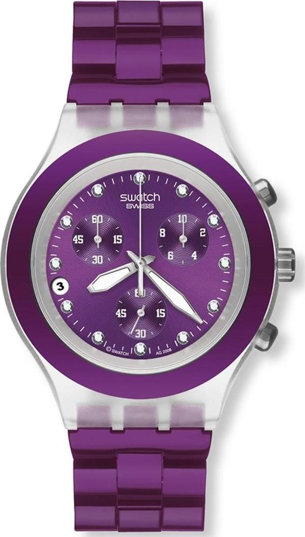 Swatch FULL BLOODED BLUEBERRY  SVCK4048AG Kadın Kol Saati - Image 1