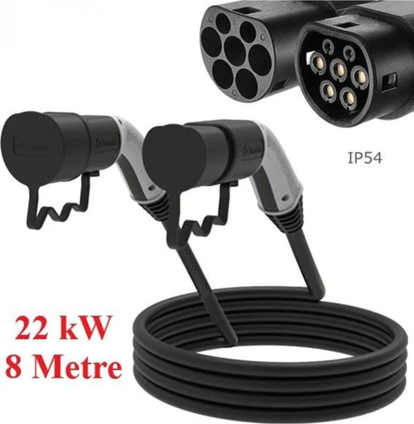 Bemis Elektrikli Araç Kablolu Şarj Seti 22Kw Bev-5032-1208(Trifaze 32A 8Metre) - Image 1