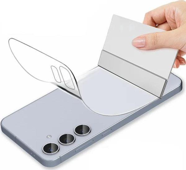 realme GT 6T Arka Kapak Koruyucu Hidrojel Nano Esnek Şeffaf - Image 1