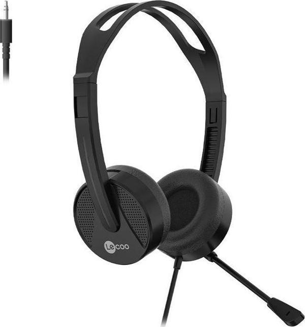 Lenovo Lecoo HT106 Siyah Kablolu Kulak Üstü Kulaklık - Image 1
