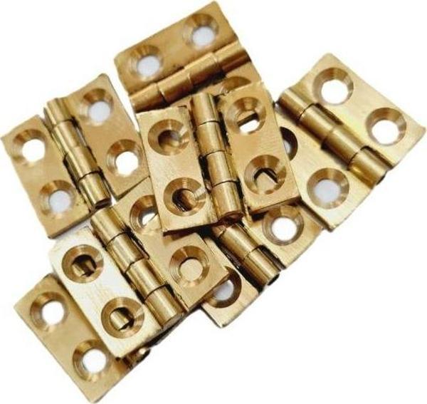 Pirinç Mini Yaprak Menteşe 30x20x18 mm – 3 cm Mini Kapak Menteşesi / 5 adet - Image 1