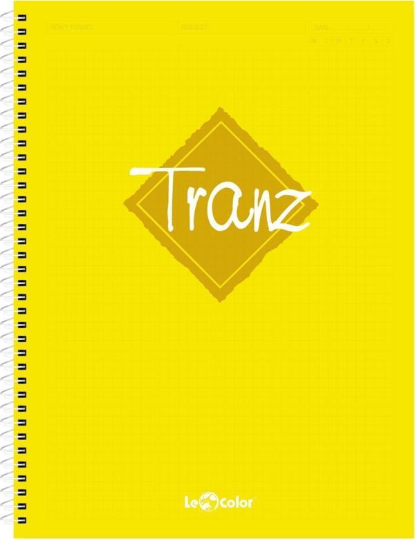 A4 Defter Kareli Sarı Tranz 200 syf - Image 1