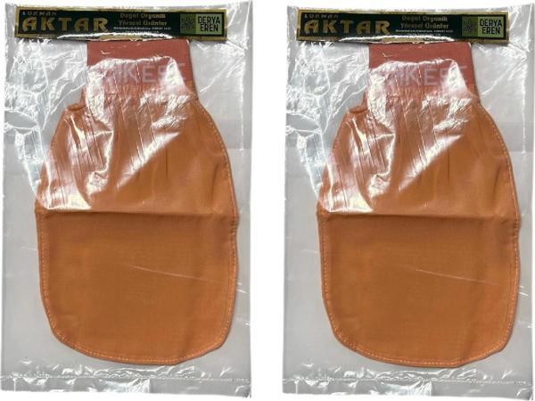 İpek Kese (El geçmeli) Vücut İçin Saf ipek (16 * 26cm),2 Adet, Derya Eren - Image 1