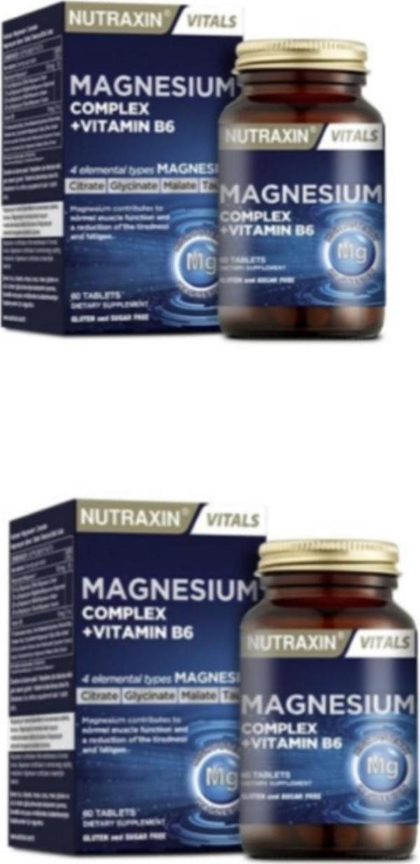 Nutraxin Magnezyum Complex 60 Tablet 2 Adet - Image 1