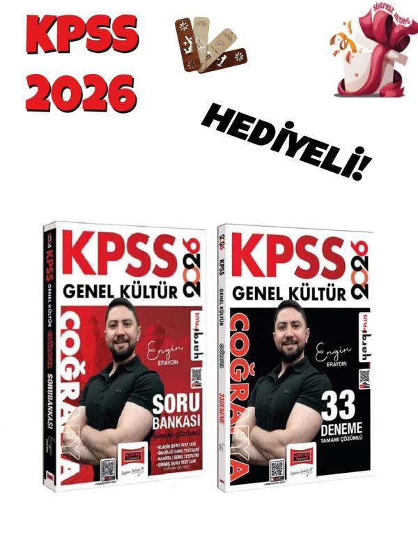 Yargı 2026 KPSS Coğrafya Soru Bankası + 33 Deneme 2 li Set - Engin Eraydın Yargı Yayınları - Yargı Yayınları - Image 1