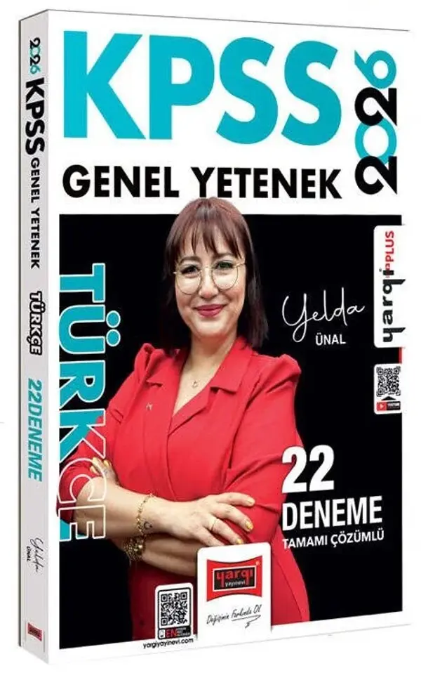 2026 KPSS Türkçe 22 Deneme Çözümlü - Yelda Ünal Yargı Yayınları - Yargı Yayınları - Image 1