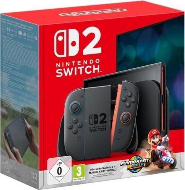 Nintendo Switch 2 Oyun Konsolu + Mario Kart World Resmi Distribütör Garantili - Image 1