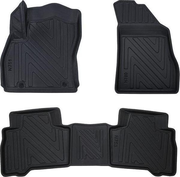 FiAt FiOriNo DiZel 2007-2019 ile Uyumlu Carbon Desenli Ultra Premium Havuzlu Oto Paspas - Image 1