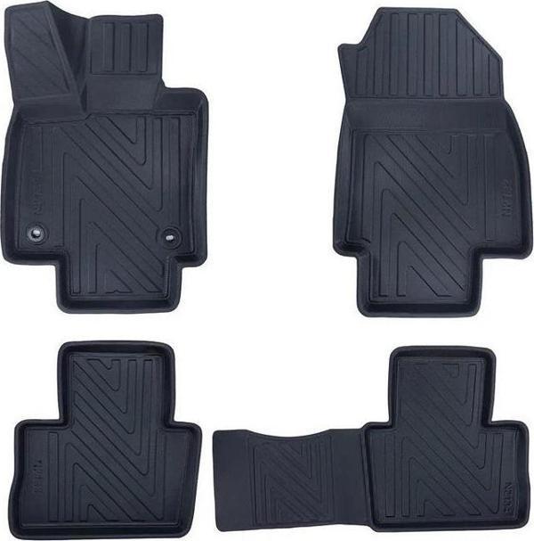 Suzuki Across 2020 Sonrasi ile Uyumlu Carbon Desenli Ultra Premium Havuzlu Oto Paspas - Image 1