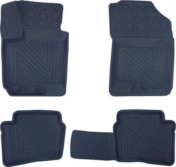 Hyundai I20 2014-2020 ile Uyumlu Carbon Desenli Ultra Premium Havuzlu Oto Paspas - Image 1