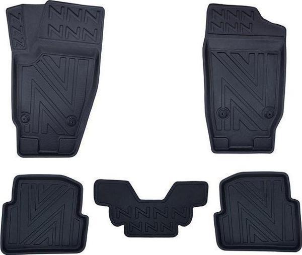 Seat Ibiza Stationwagon 2008-2017 ile Uyumlu Carbon Desenli Ultra Premium Havuzlu Oto Paspas - Image 1