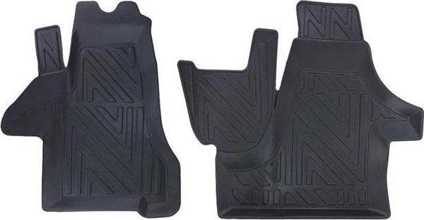 Volkswagen Trasnporter T6 ile Uyumlu Carbon Desenli Ultra Premium Havuzlu Oto Paspas - Image 1