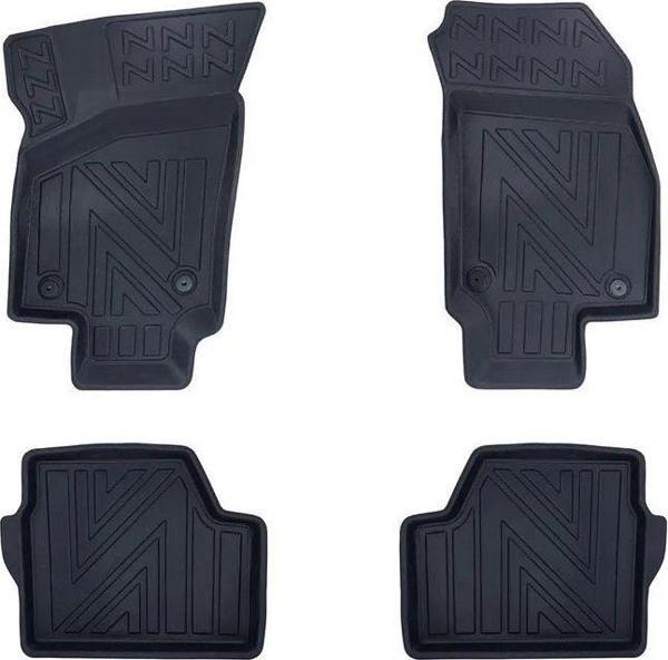 Opel Astra G 1998-2004 ile Uyumlu Carbon Desenli Ultra Premium Havuzlu Oto Paspas - Image 1