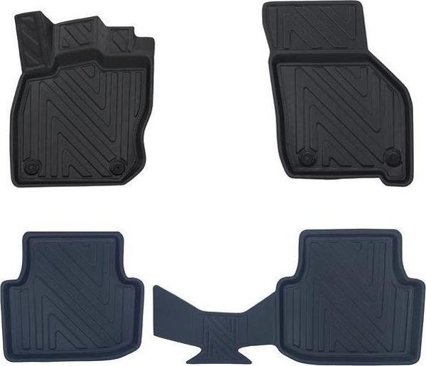 Seat Leaon(OtomatiK) 2020 Sonrasi ile Uyumlu Carbon Desenli Ultra Premium Havuzlu Oto Paspas - Image 1