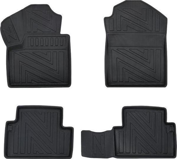 Ford Connect 2003-2013 ile Uyumlu Carbon Desenli Ultra Premium Havuzlu Oto Paspas - Image 1