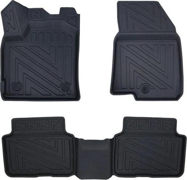 Renault Taliant 2021 Sonrasi ile Uyumlu Carbon Desenli Ultra Premium Havuzlu Oto Paspas - Image 1