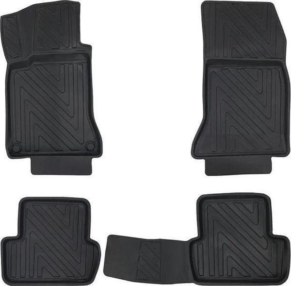 Mercedes Gla X156 2014-2020 ile Uyumlu Carbon Desenli Ultra Premium Havuzlu Oto Paspas - Image 1