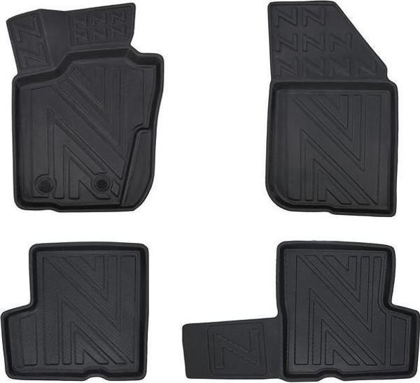 Dacia Duster 4X2 2009-2017 ile Uyumlu Carbon Desenli Ultra Premium Havuzlu Oto Paspas - Image 1