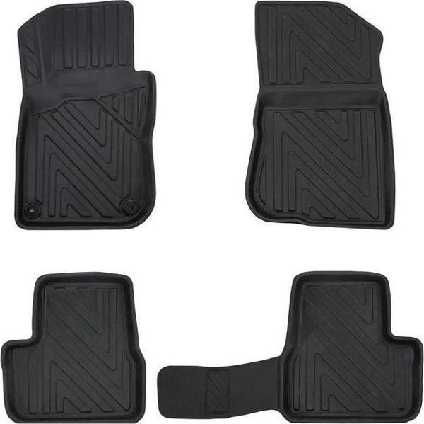 Peugeot 2008 2013-2019 ile Uyumlu Carbon Desenli Ultra Premium Havuzlu Oto Paspas - Image 1