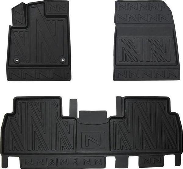 Opel Combo ElektriKli 2024 Ve Sonrasi ile Uyumlu Carbon Desenli Ultra Premium Havuzlu Oto Paspas - Image 1