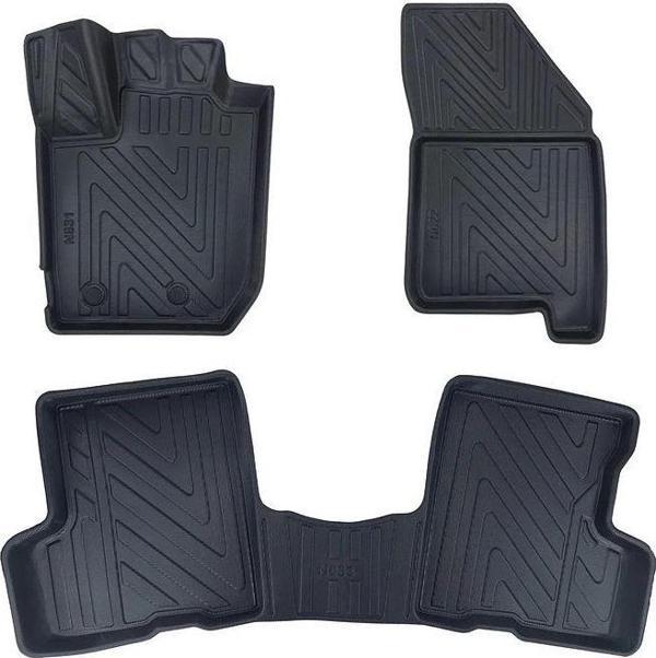 Dacia Duster 4X2 Pretige 2018-2022 ile Uyumlu Carbon Desenli Ultra Premium Havuzlu Oto Paspas - Image 1