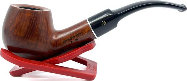 Şahin Sarı Yıldız 170 9mm. Filtreli Ebonit Saplı Pipo 237210 - Image 1