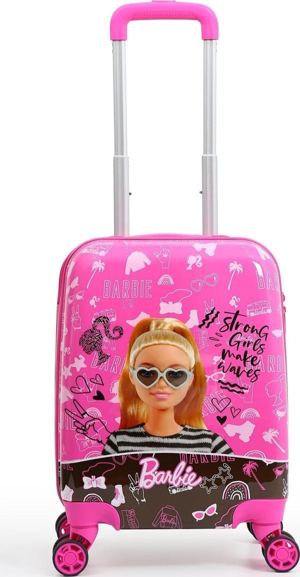 Barbie Lisanslı Pembe Kız Çocuk Valizi  – Şık ve Eğlenceli Tasarım – Hafif ve Dayanıklı - Kids - Image 1