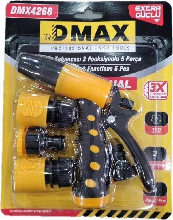 Dmax Sulama tabanca Seti 2 Fonksiyonlu 5 Parça - Image 1