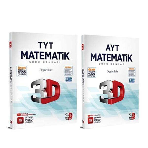 3D TYT ve AYT Matematik Seti 2 Kitap - 3D Yayınları - Image 1