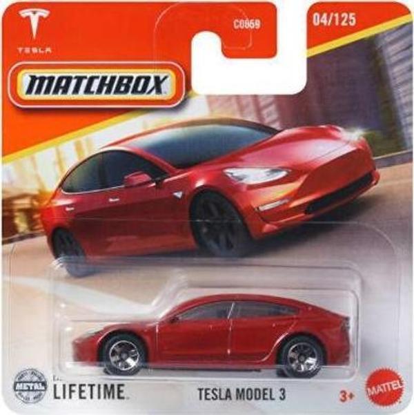 Matchbox Tekli Arabalar Tesla Moel 3 JBR41 - Image 1